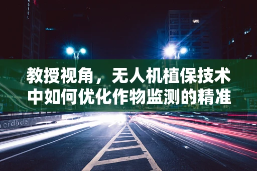 教授视角，无人机植保技术中如何优化作物监测的精准度？
