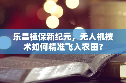 乐昌植保新纪元，无人机技术如何精准飞入农田？