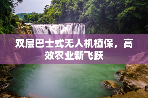 双层巴士式无人机植保，高效农业新飞跃