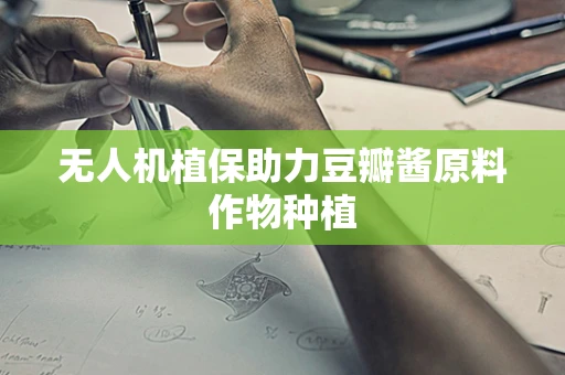 无人机植保助力豆瓣酱原料作物种植