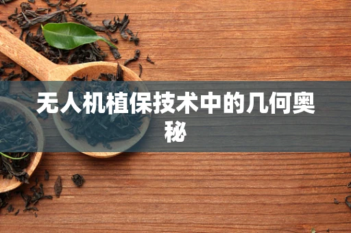 无人机植保技术中的几何奥秘