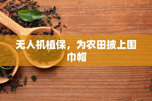 无人机植保，为农田披上围巾帽