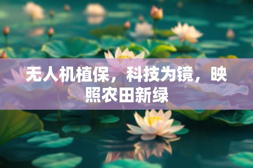 无人机植保，科技为镜，映照农田新绿