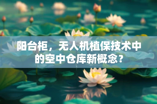 阳台柜，无人机植保技术中的空中仓库新概念？