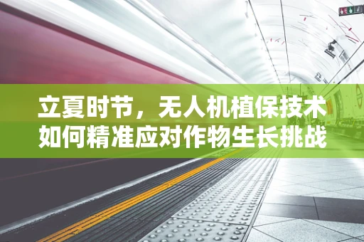 立夏时节，无人机植保技术如何精准应对作物生长挑战？