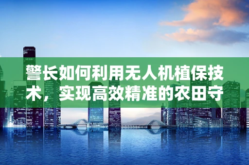警长如何利用无人机植保技术，实现高效精准的农田守护？