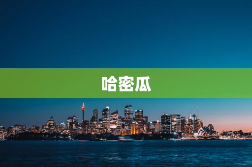 哈密瓜