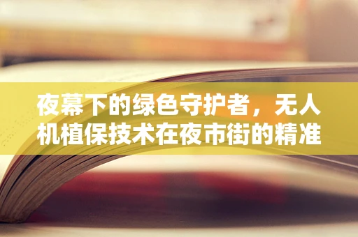 夜幕下的绿色守护者，无人机植保技术在夜市街的精准应用挑战
