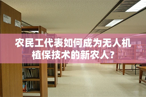 农民工代表如何成为无人机植保技术的新农人？