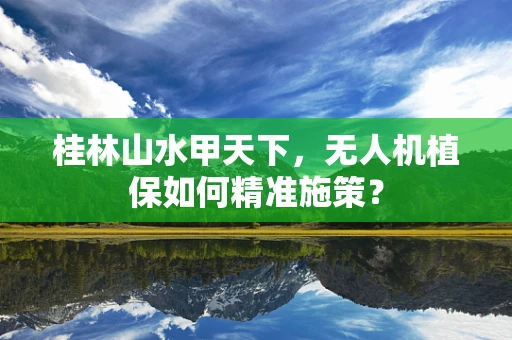 桂林山水甲天下，无人机植保如何精准施策？
