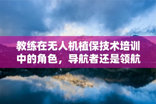 教练在无人机植保技术培训中的角色，导航者还是领航员？