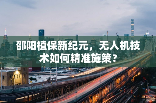 邵阳植保新纪元，无人机技术如何精准施策？