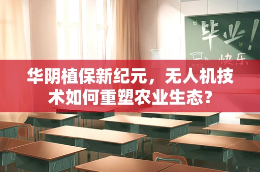华阴植保新纪元，无人机技术如何重塑农业生态？