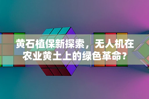 黄石植保新探索，无人机在农业黄土上的绿色革命？