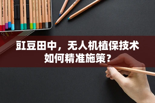 豇豆田中，无人机植保技术如何精准施策？