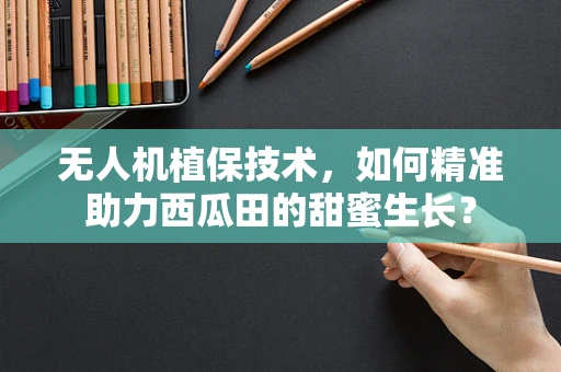 无人机植保技术，如何精准助力西瓜田的甜蜜生长？