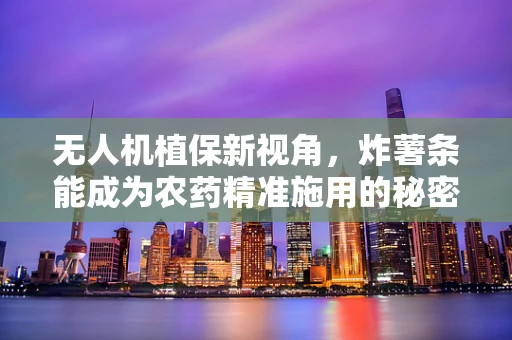 无人机植保新视角，炸薯条能成为农药精准施用的秘密武器吗？