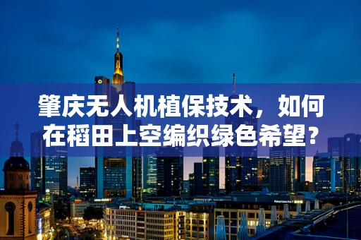 肇庆无人机植保技术，如何在稻田上空编织绿色希望？