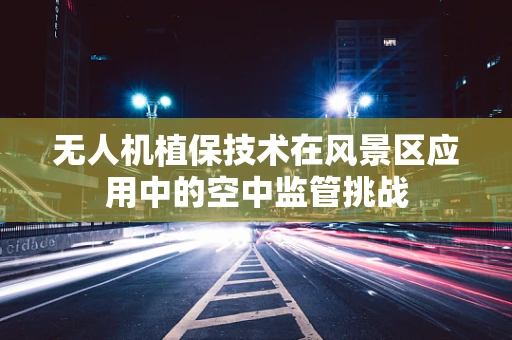 无人机植保技术在风景区应用中的空中监管挑战