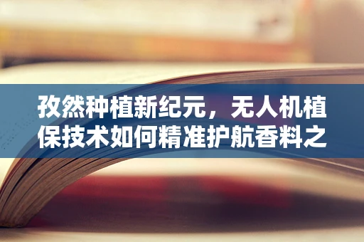 孜然种植新纪元，无人机植保技术如何精准护航香料之王？