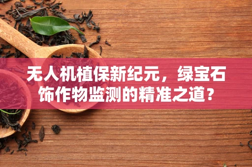 无人机植保新纪元，绿宝石饰作物监测的精准之道？