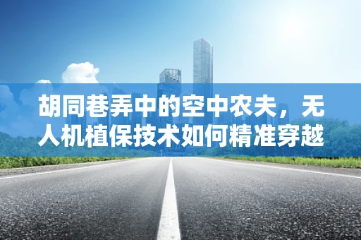 胡同巷弄中的空中农夫，无人机植保技术如何精准穿越？