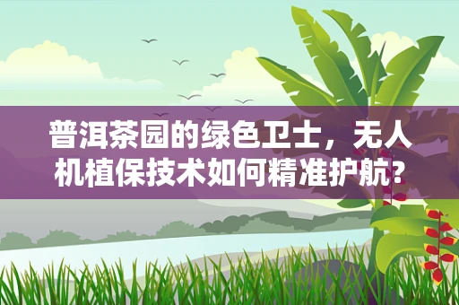 普洱茶园的绿色卫士，无人机植保技术如何精准护航？