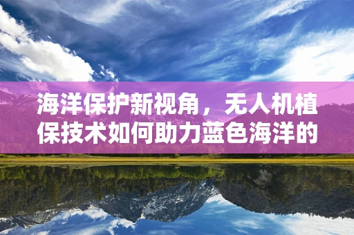 海洋保护新视角，无人机植保技术如何助力蓝色海洋的未来？