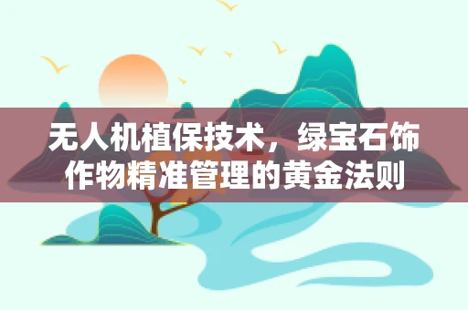 无人机植保技术，绿宝石饰作物精准管理的黄金法则