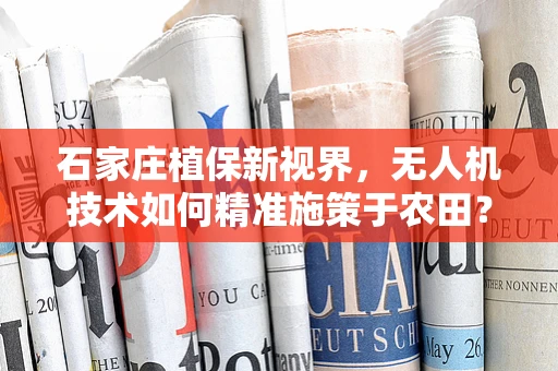 石家庄植保新视界，无人机技术如何精准施策于农田？