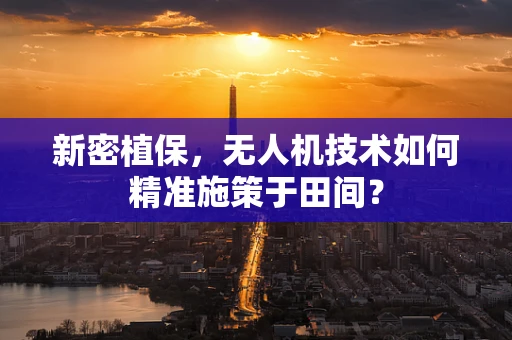 新密植保，无人机技术如何精准施策于田间？