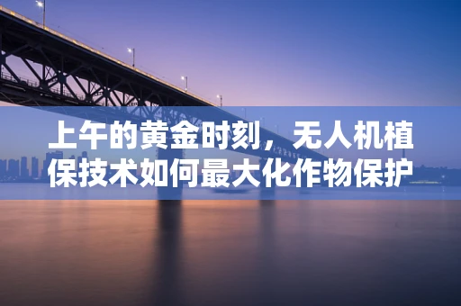上午的黄金时刻，无人机植保技术如何最大化作物保护效率？