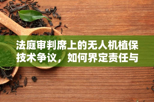 法庭审判席上的无人机植保技术争议，如何界定责任与安全？