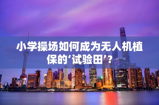 小学操场如何成为无人机植保的‘试验田’？