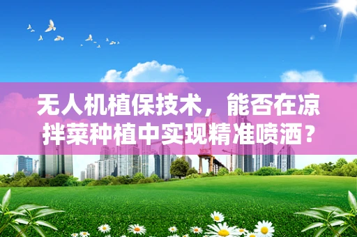 无人机植保技术，能否在凉拌菜种植中实现精准喷洒？