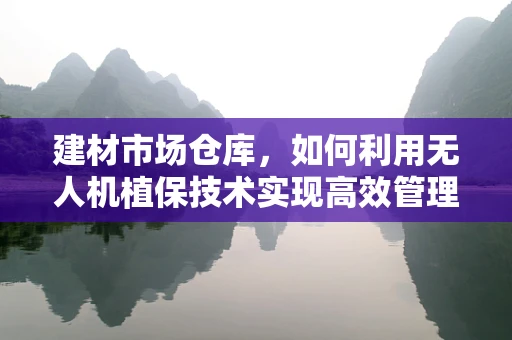 建材市场仓库，如何利用无人机植保技术实现高效管理？