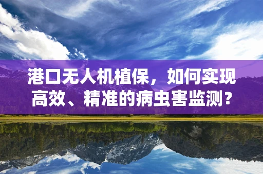 港口无人机植保，如何实现高效、精准的病虫害监测？