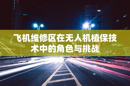飞机维修区在无人机植保技术中的角色与挑战
