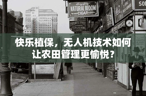 快乐植保，无人机技术如何让农田管理更愉悦？