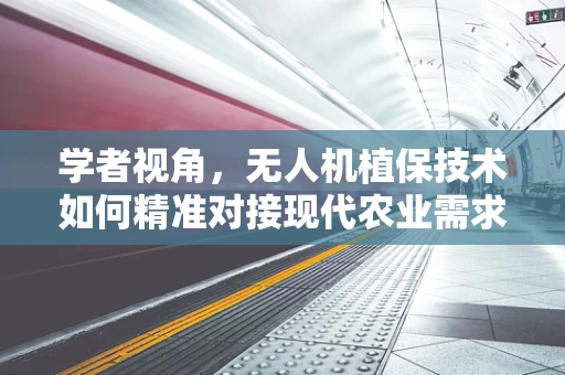 学者视角，无人机植保技术如何精准对接现代农业需求？