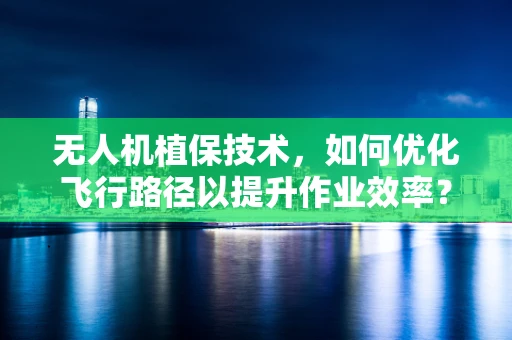 无人机植保技术，如何优化飞行路径以提升作业效率？