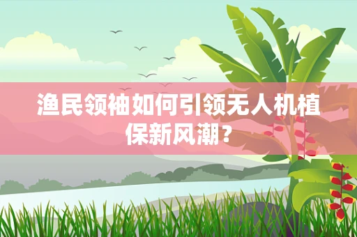 渔民领袖如何引领无人机植保新风潮？