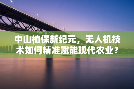 中山植保新纪元，无人机技术如何精准赋能现代农业？
