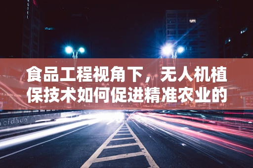食品工程视角下，无人机植保技术如何促进精准农业的绿色转型？