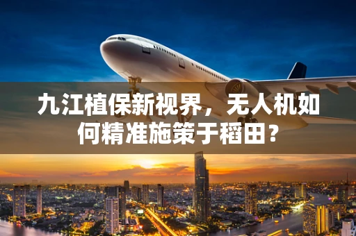 九江植保新视界，无人机如何精准施策于稻田？