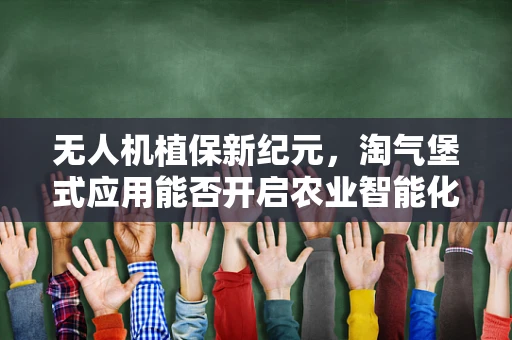 无人机植保新纪元，淘气堡式应用能否开启农业智能化新篇章？