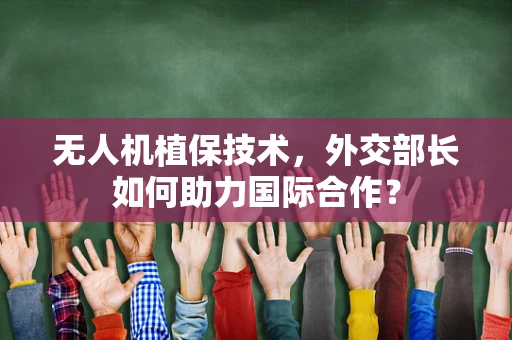 无人机植保技术，外交部长如何助力国际合作？