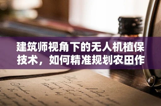 建筑师视角下的无人机植保技术，如何精准规划农田作业路径？