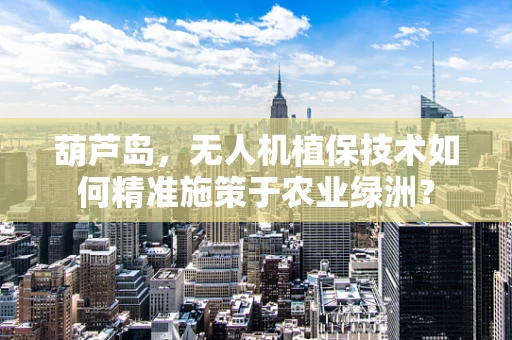 葫芦岛，无人机植保技术如何精准施策于农业绿洲？