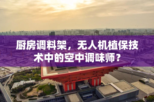 厨房调料架，无人机植保技术中的空中调味师？